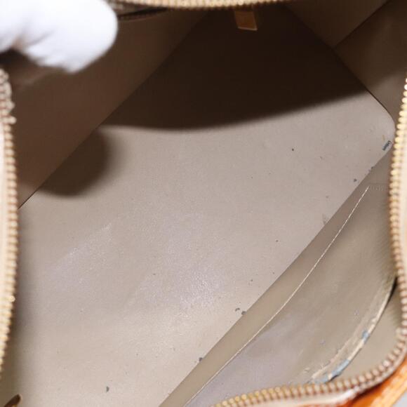 LOUIS VUITTON Monogram Vernis Houston Hand Bag Beige M91004 - Picture 10 of 16